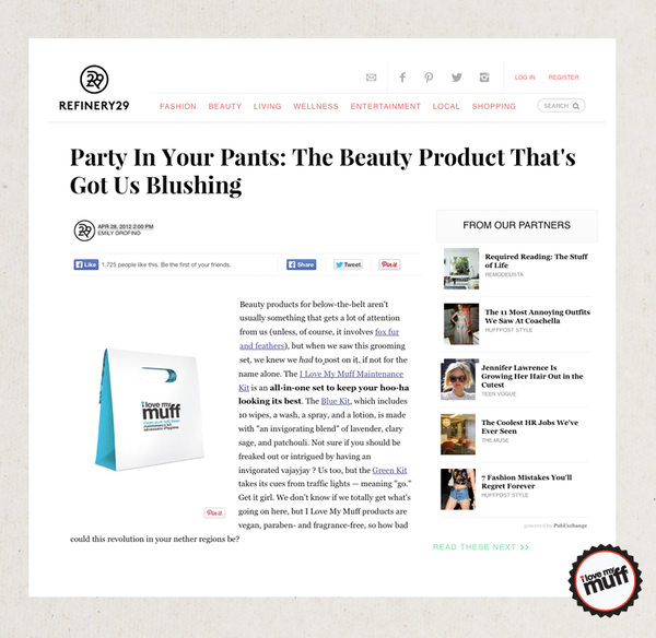 Party In Your Pants! I Love My Muff